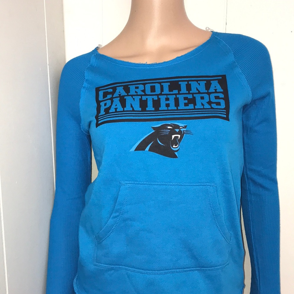 Little girls Carolina panthers longsleeve shirt LG